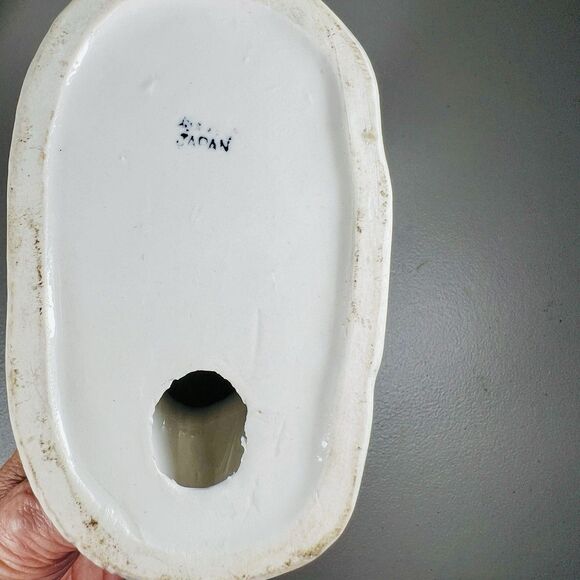 Mid-Century Japanese Ceramic Duck Figurine 6" x 9 brown green - Picture 8 of 10